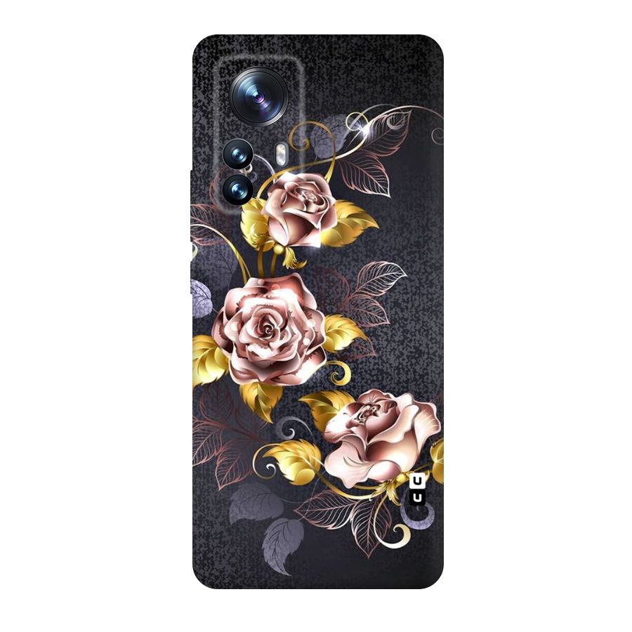 Beautiful Old Floral Design Original Polycarbonate Back Case for Xiaomi 12 Pro