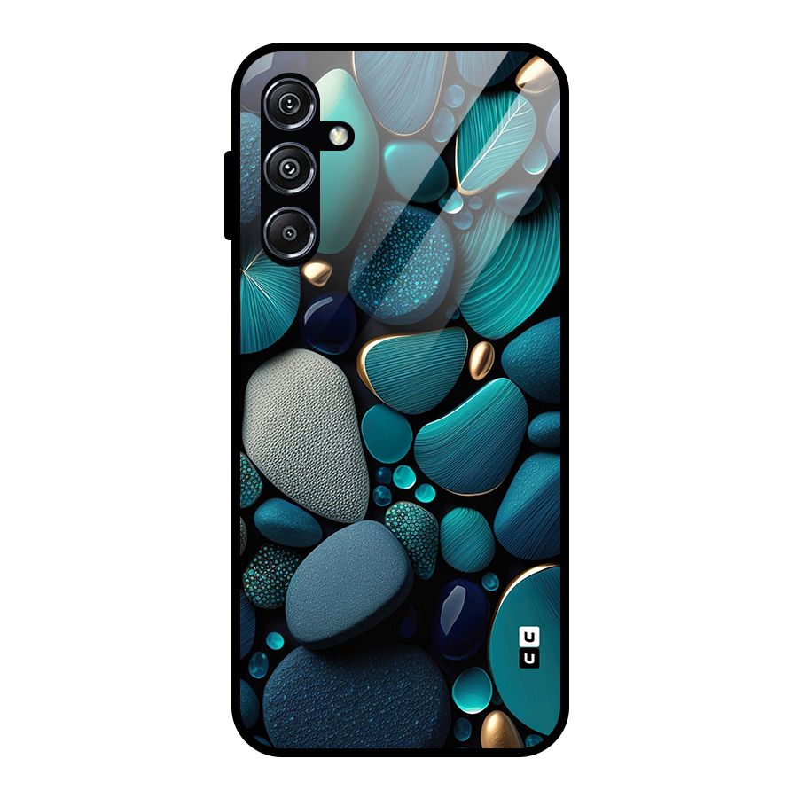 Beautiful Pebble Stones Glass Back Case for Galaxy M34 5G