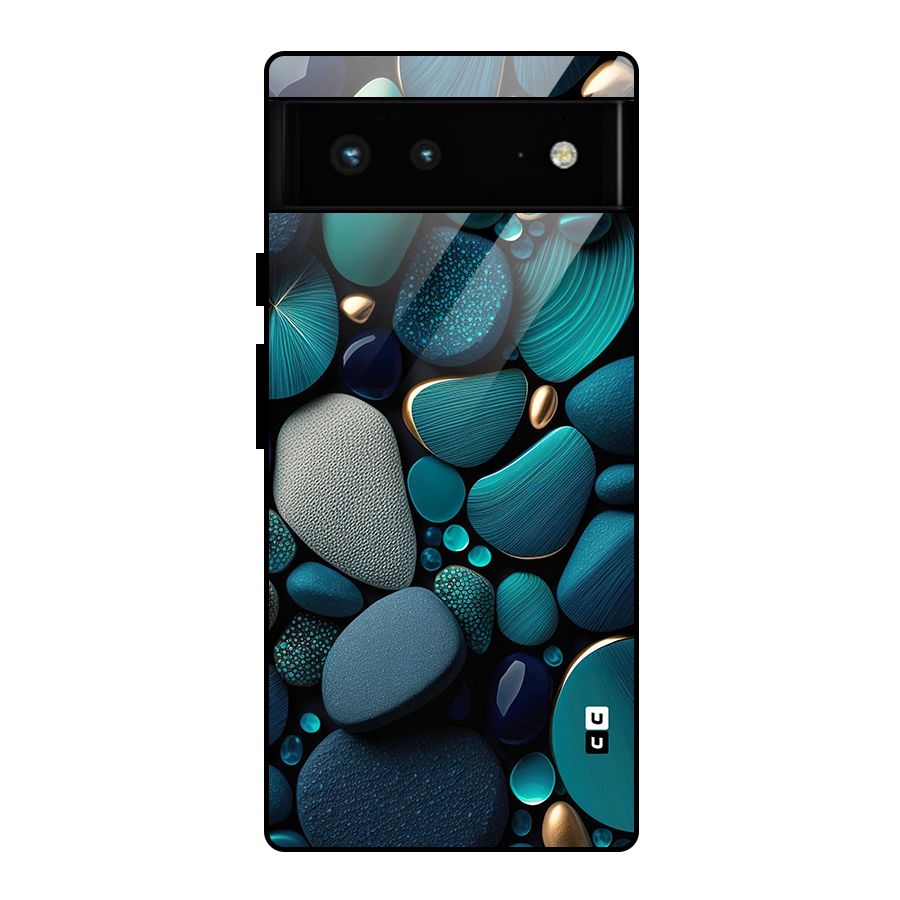 Beautiful Pebble Stones Glass Back Case for Google Pixel 6