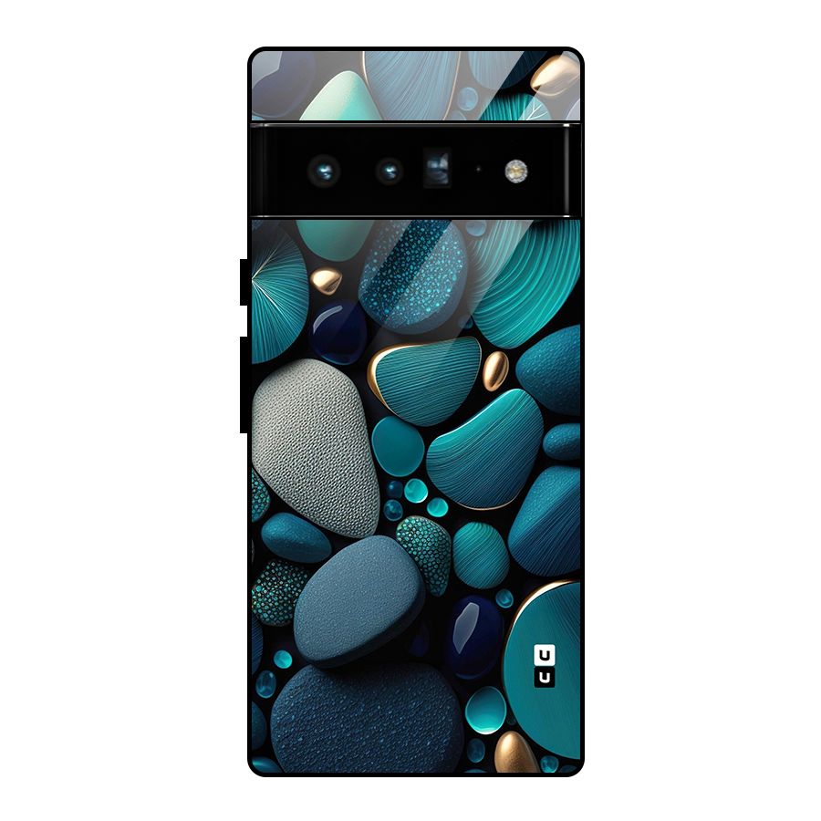 Beautiful Pebble Stones Glass Back Case for Google Pixel 6 Pro