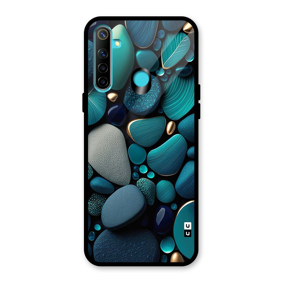 Beautiful Pebble Stones Glass Back Case for Realme 5i