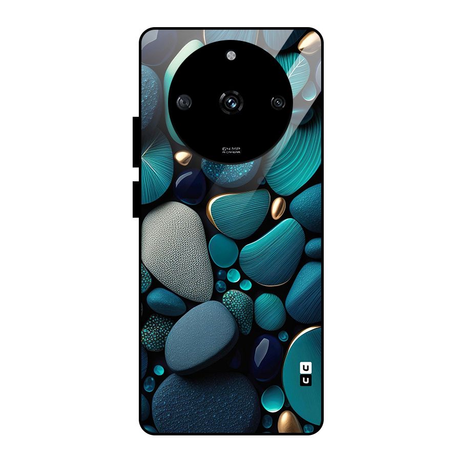 Beautiful Pebble Stones Glass Back Case for Realme Narzo 60 5G