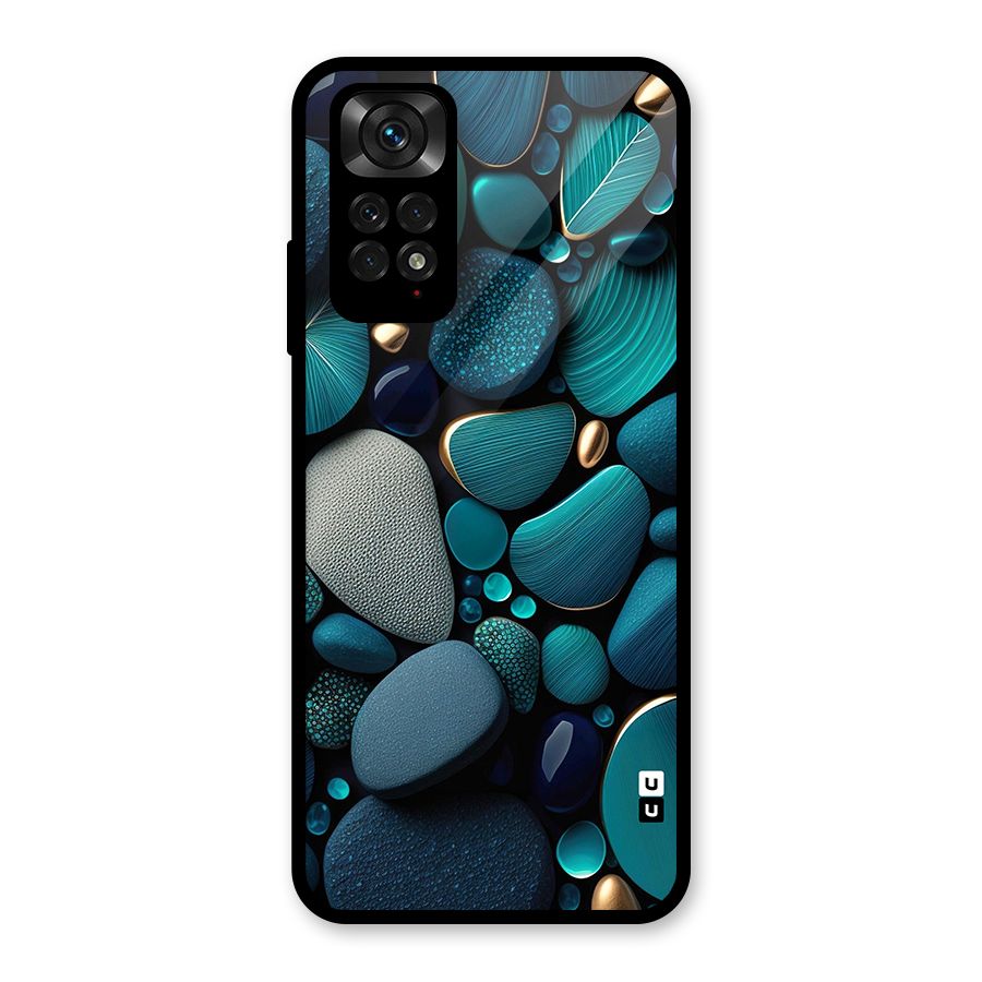 Beautiful Pebble Stones Glass Back Case for Redmi Note 11S