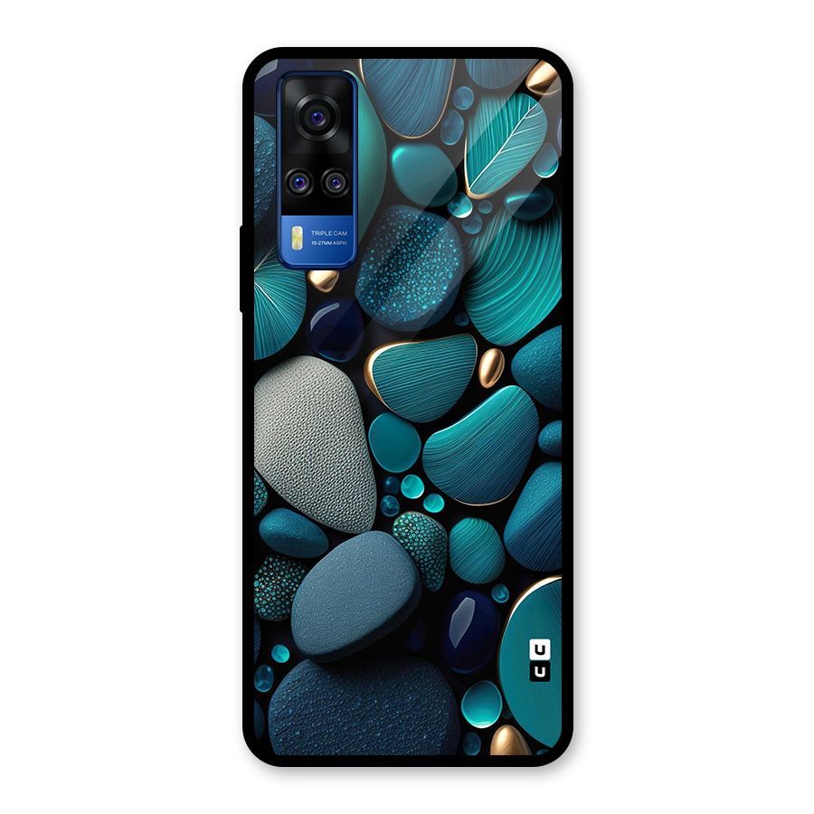 Beautiful Pebble Stones Glass Back Case for Vivo Y31