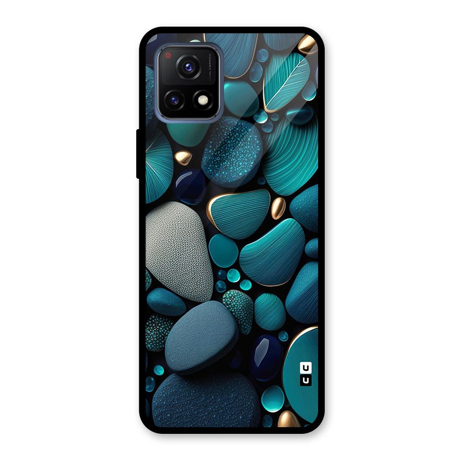 Beautiful Pebble Stones Glass Back Case for Vivo Y72 5G