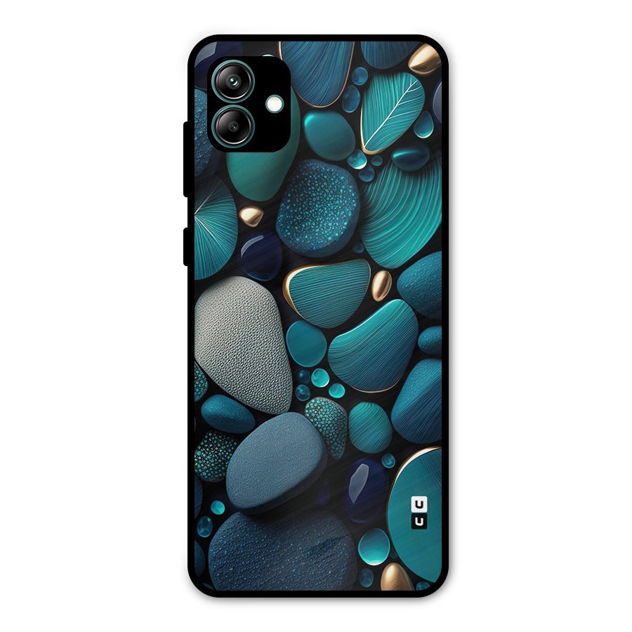 Beautiful Pebble Stones Metal Back Case for Galaxy A04