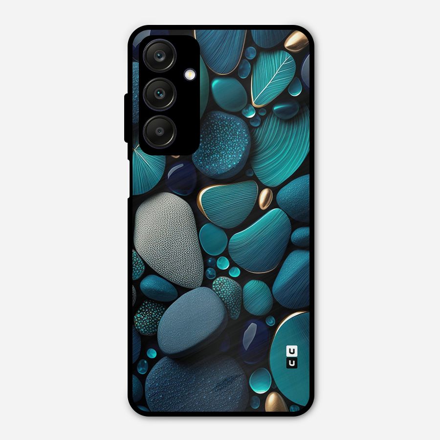 Beautiful Pebble Stones Metal Back Case for Galaxy A25 5G