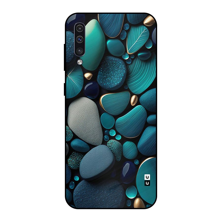 Beautiful Pebble Stones Metal Back Case for Galaxy A50s