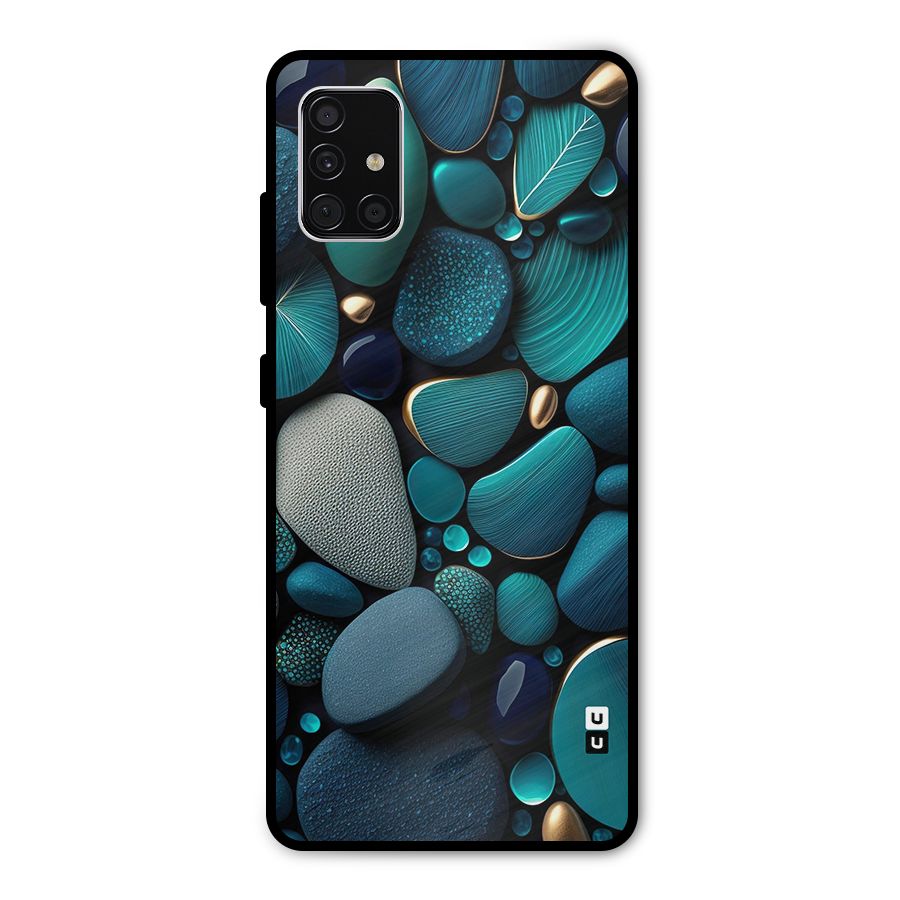 Beautiful Pebble Stones Metal Back Case for Galaxy A51
