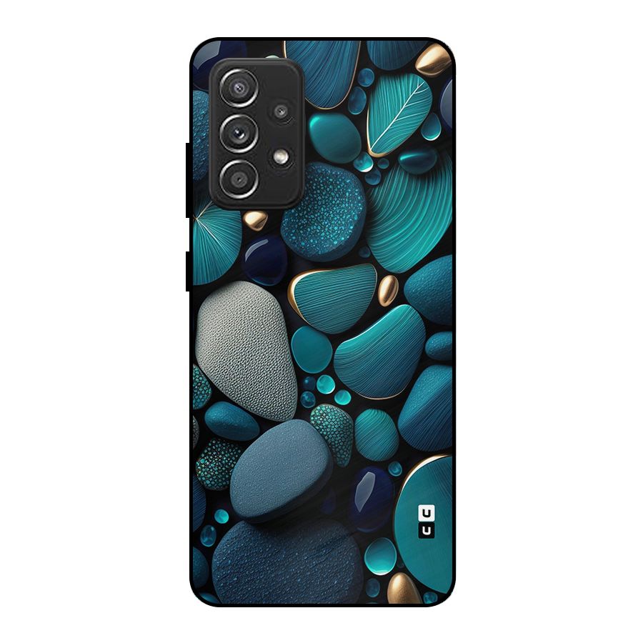 Beautiful Pebble Stones Metal Back Case for Galaxy A52s 5G