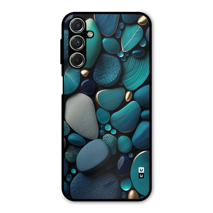 Beautiful Pebble Stones Metal Back Case for Galaxy F34