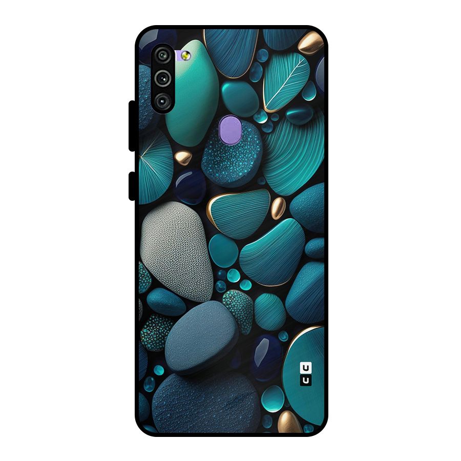 Beautiful Pebble Stones Metal Back Case for Galaxy M11