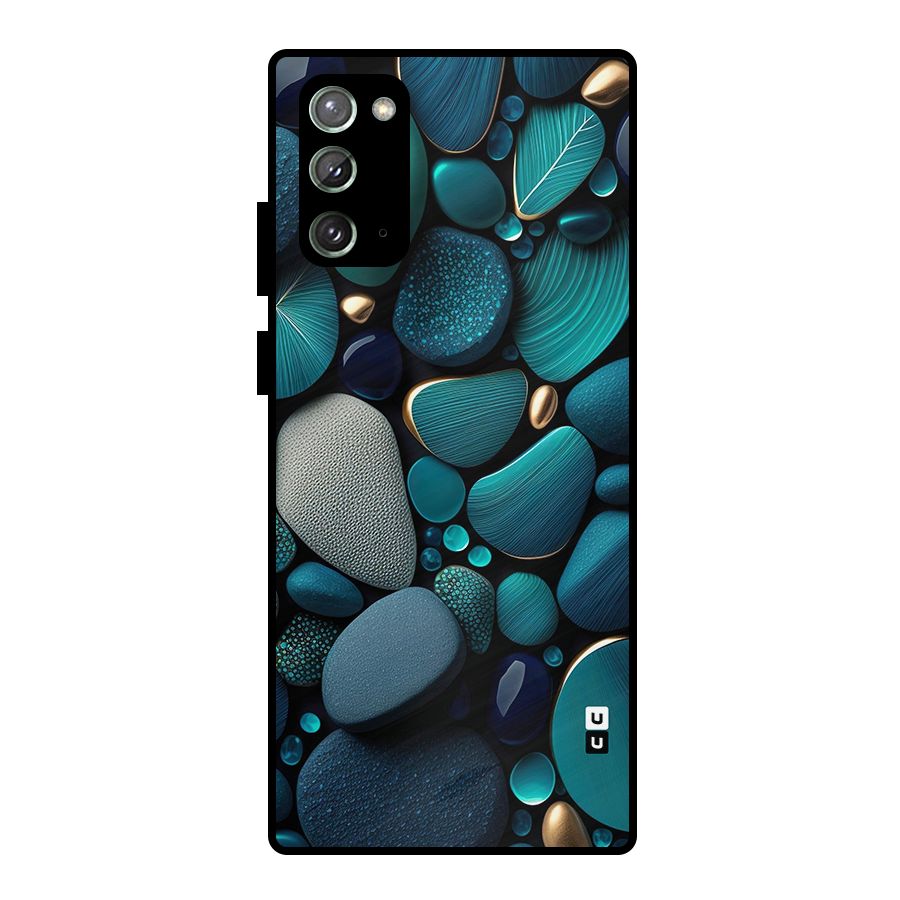 Beautiful Pebble Stones Metal Back Case for Galaxy Note 20