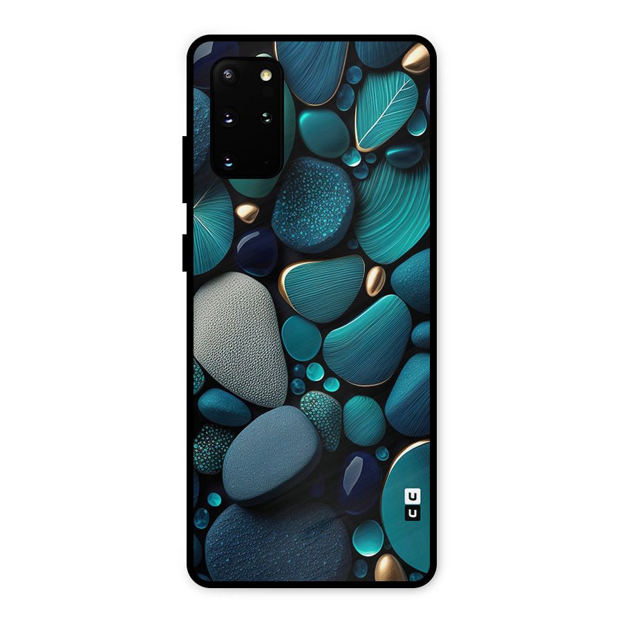 Beautiful Pebble Stones Metal Back Case for Galaxy S20 Plus