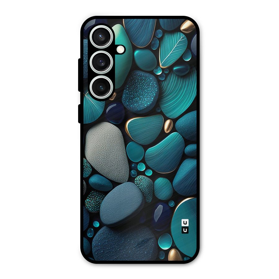 Beautiful Pebble Stones Metal Back Case for Galaxy S23 FE