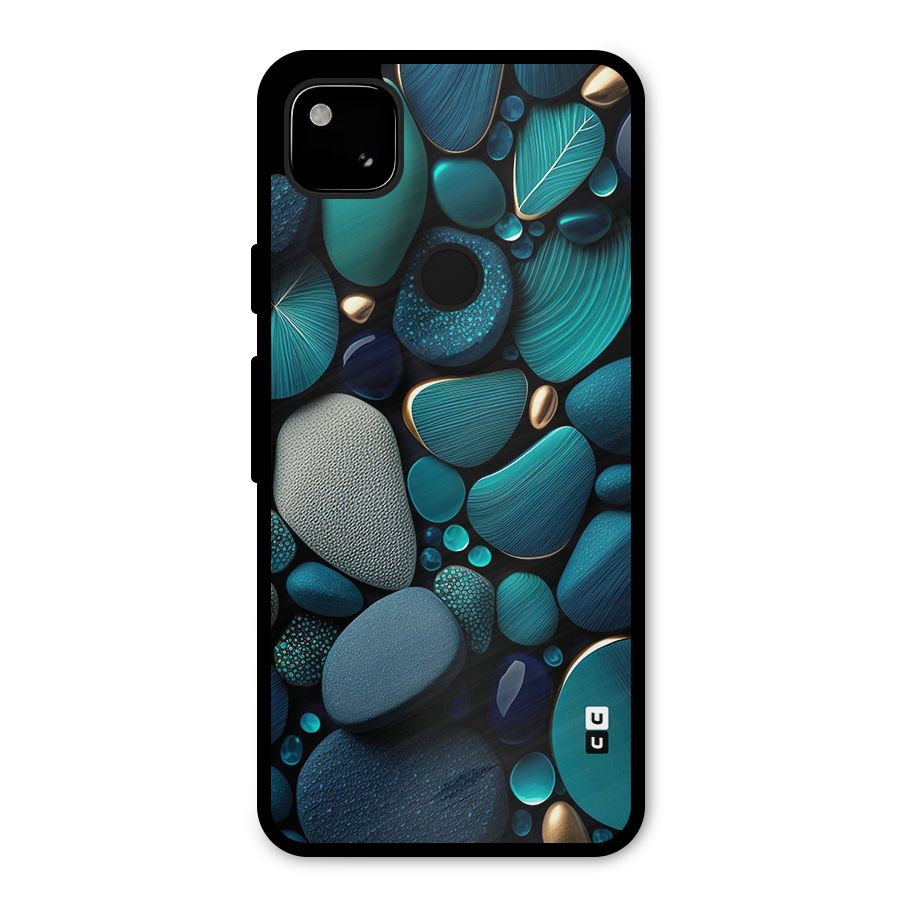 Beautiful Pebble Stones Metal Back Case for Google Pixel 4a