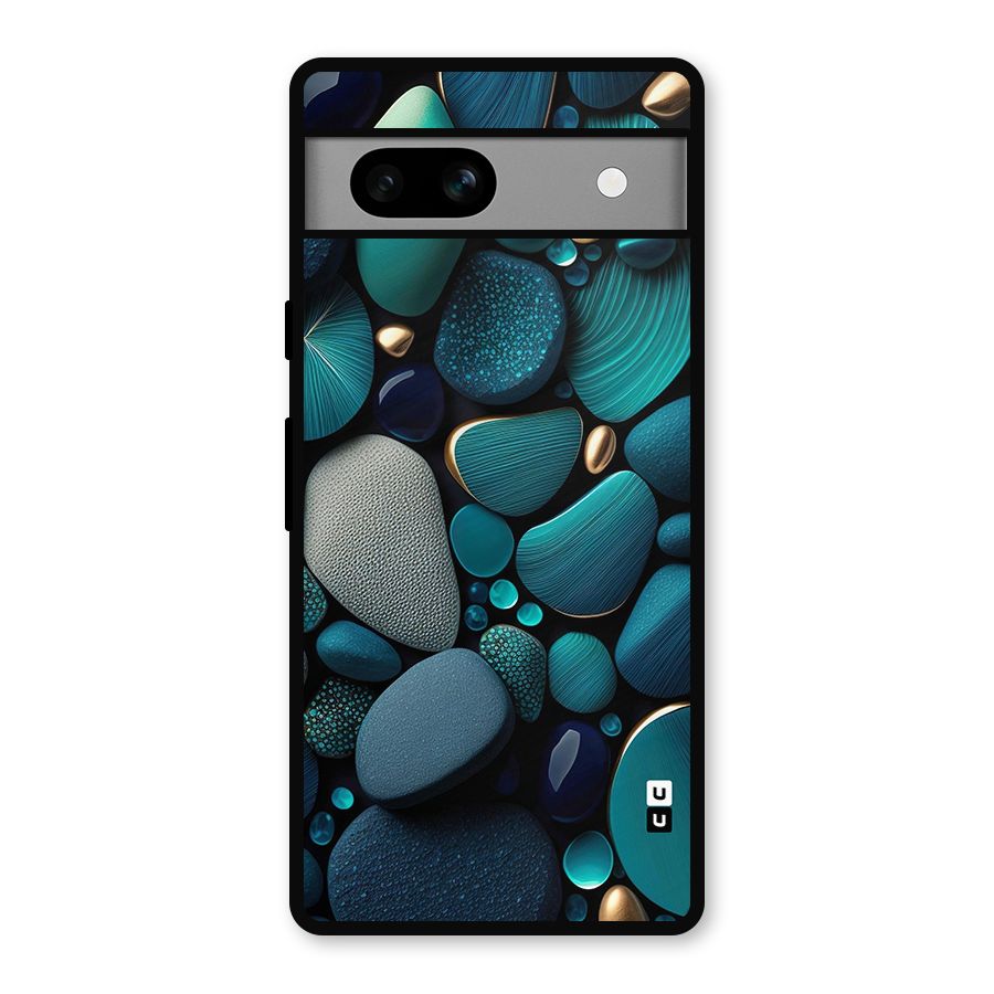 Beautiful Pebble Stones Metal Back Case for Google Pixel 7a