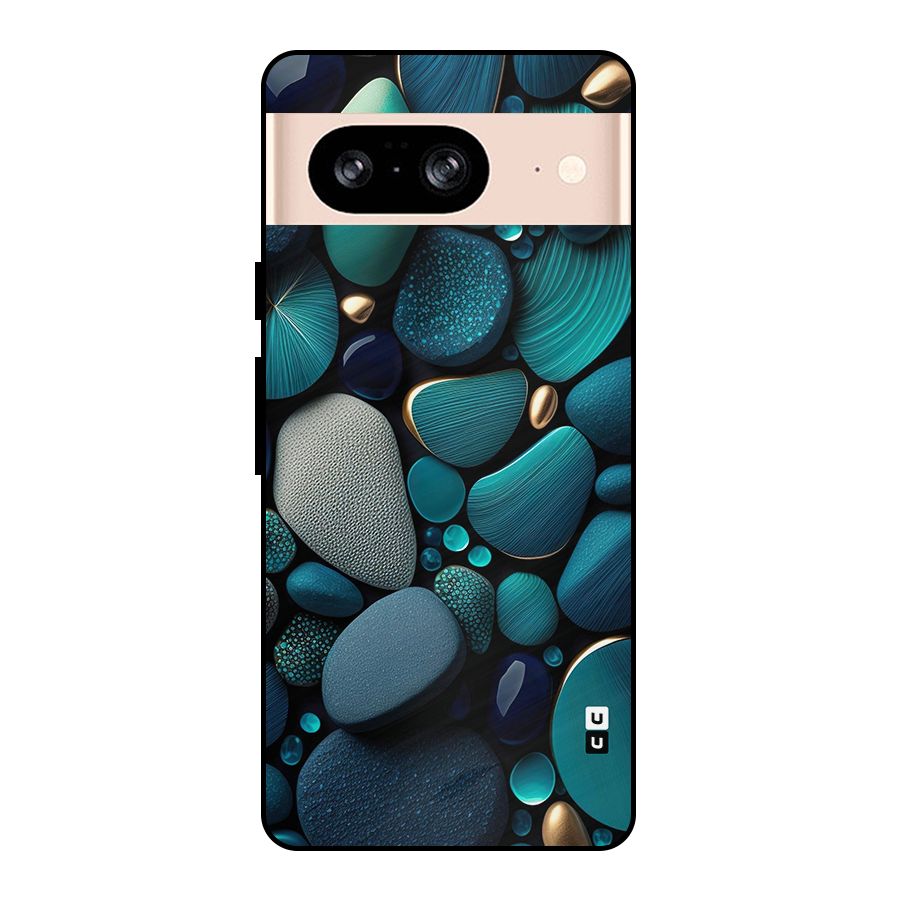 Beautiful Pebble Stones Metal Back Case for Google Pixel 8