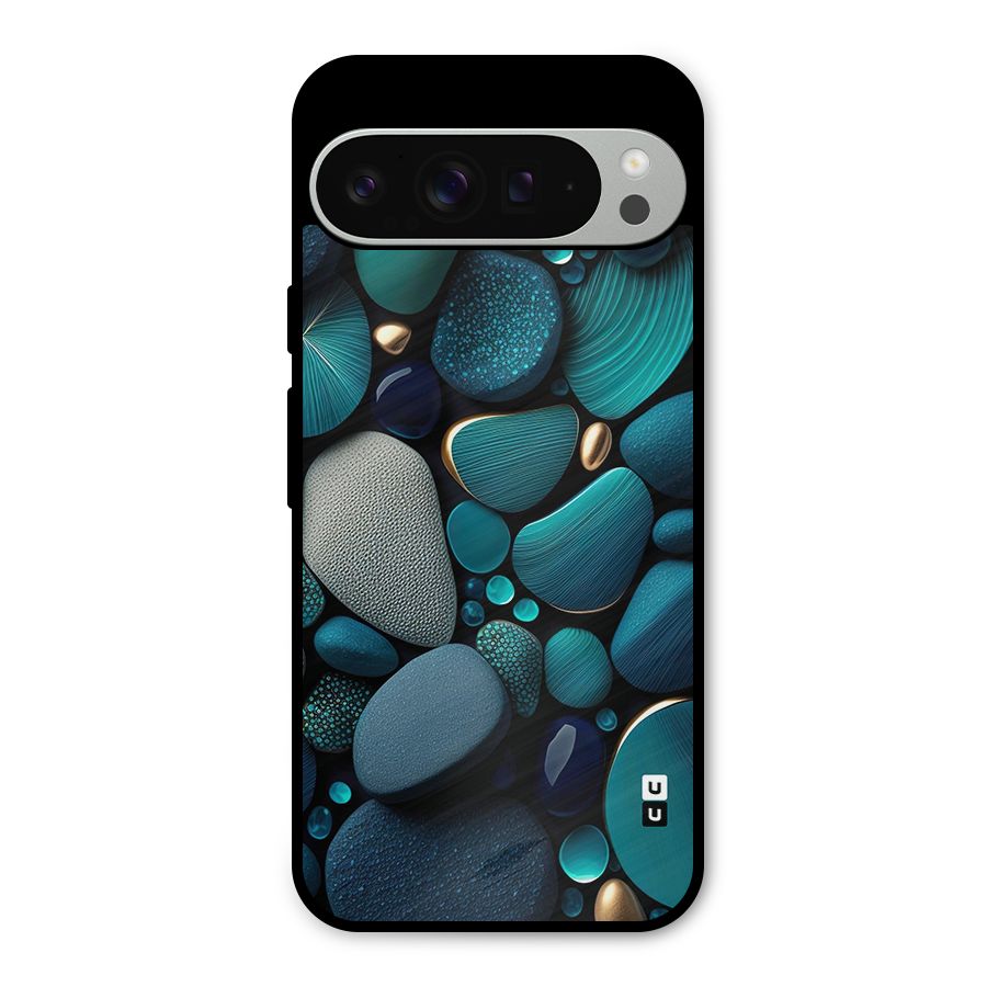 Beautiful Pebble Stones Metal Back Case for Google Pixel 9 Pro XL