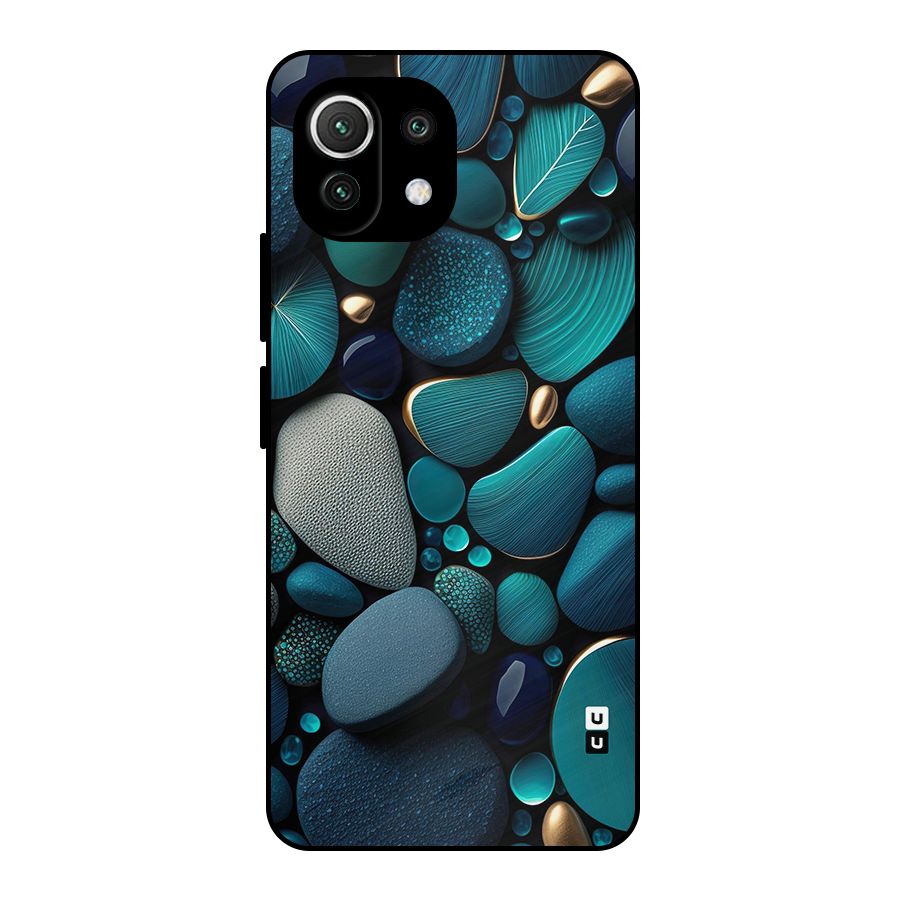 Beautiful Pebble Stones Metal Back Case for Mi 11 Lite NE 5G