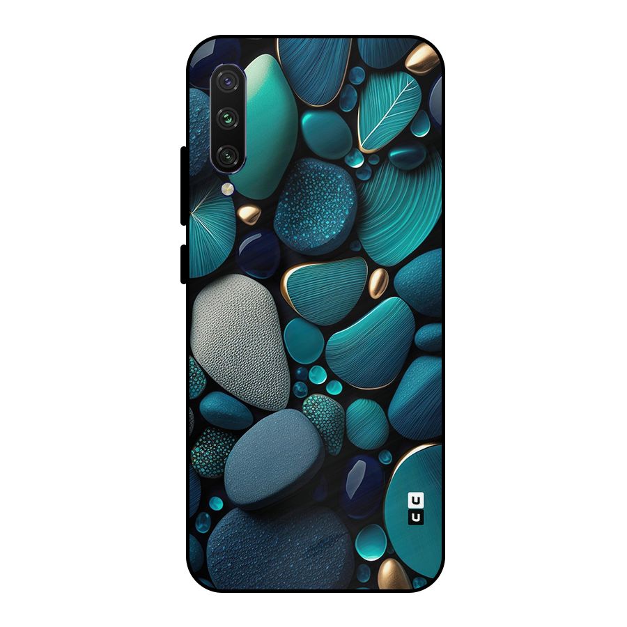 Beautiful Pebble Stones Metal Back Case for Mi A3