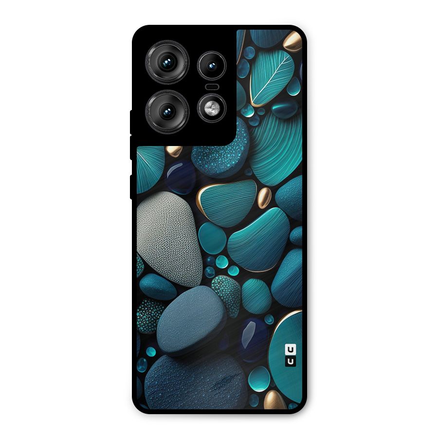 Beautiful Pebble Stones Metal Back Case for Motorola Edge 50 Pro
