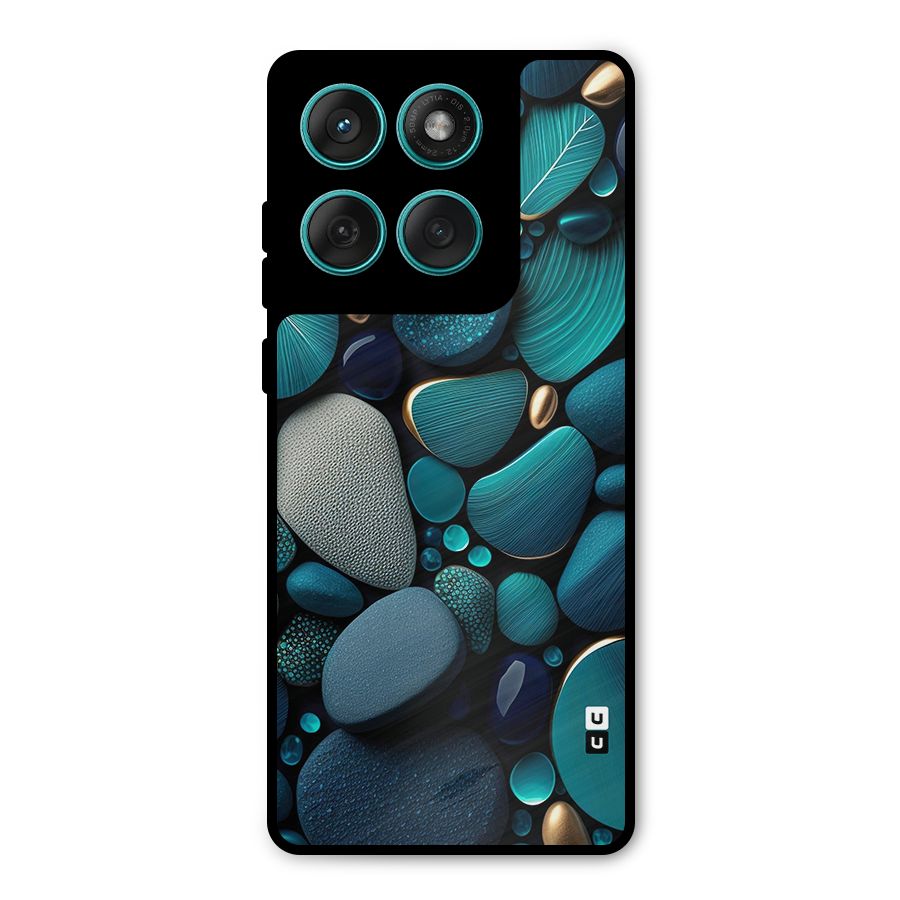 Beautiful Pebble Stones Metal Back Case for Motorola Edge 60 Fusion