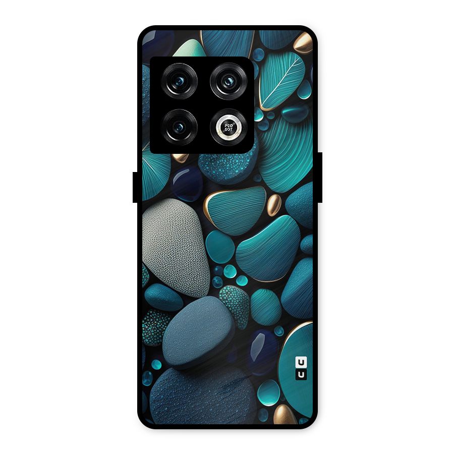 Beautiful Pebble Stones Metal Back Case for OnePlus 10 Pro 5G