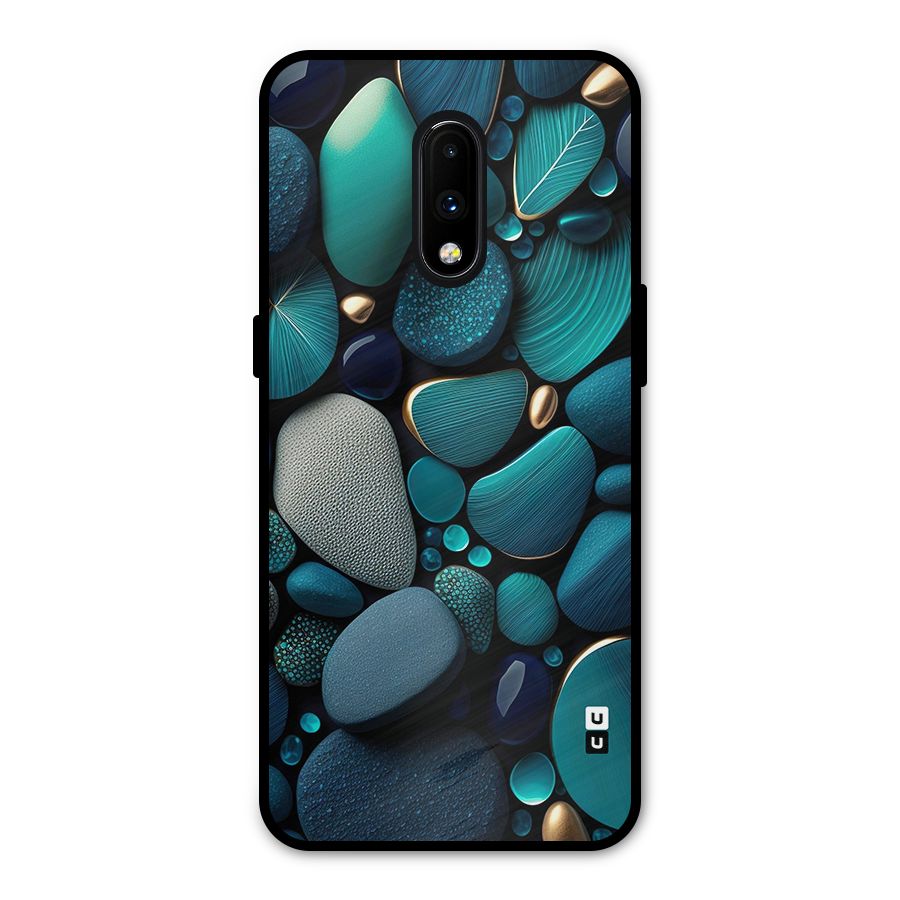 Beautiful Pebble Stones Metal Back Case for OnePlus 7