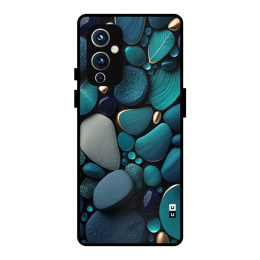 Beautiful Pebble Stones Metal Back Case for OnePlus 9