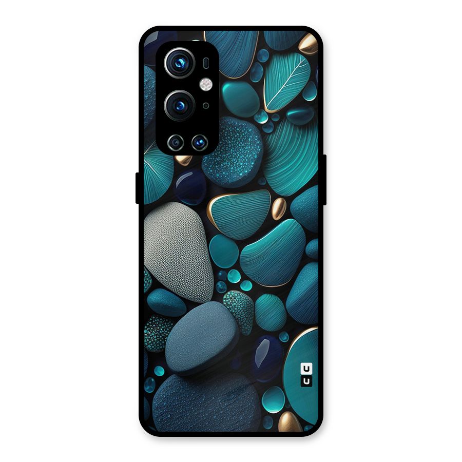 Beautiful Pebble Stones Metal Back Case for OnePlus 9 Pro