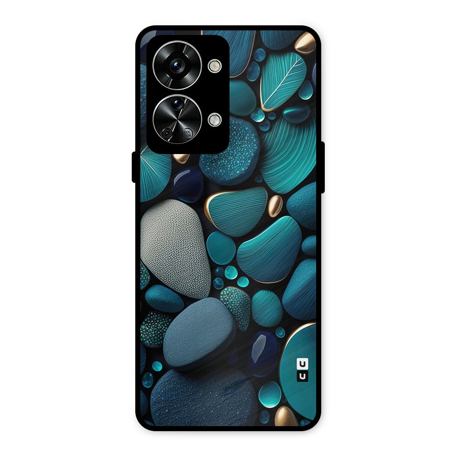 Beautiful Pebble Stones Metal Back Case for OnePlus Nord 2T
