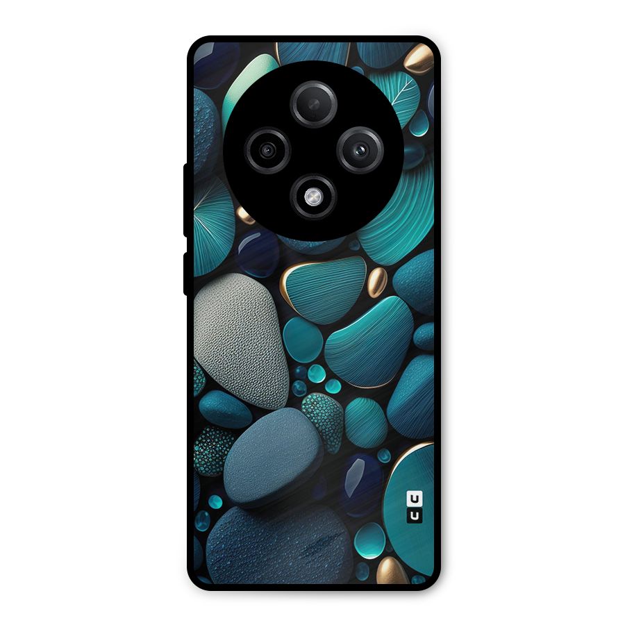 Beautiful Pebble Stones Metal Back Case for Oppo F27 Pro Plus
