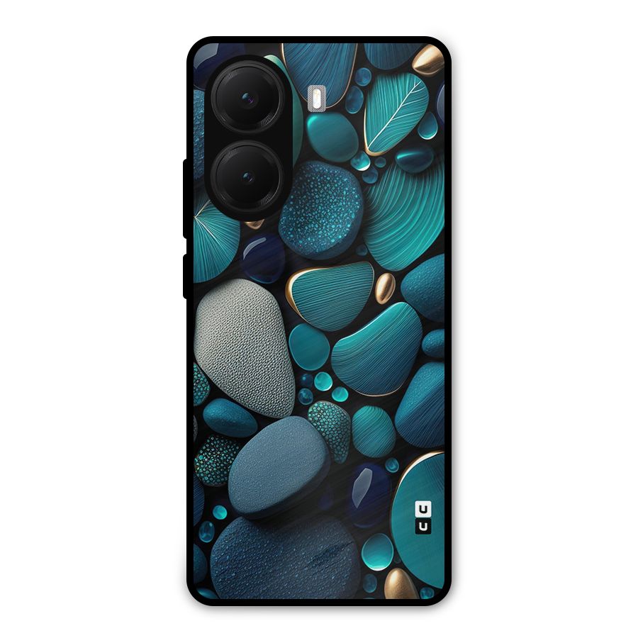 Beautiful Pebble Stones Metal Back Case for Poco X7 Pro