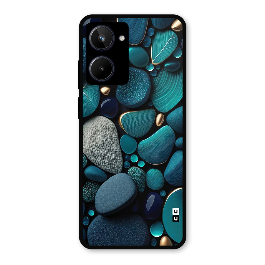 Beautiful Pebble Stones Metal Back Case for Realme 10