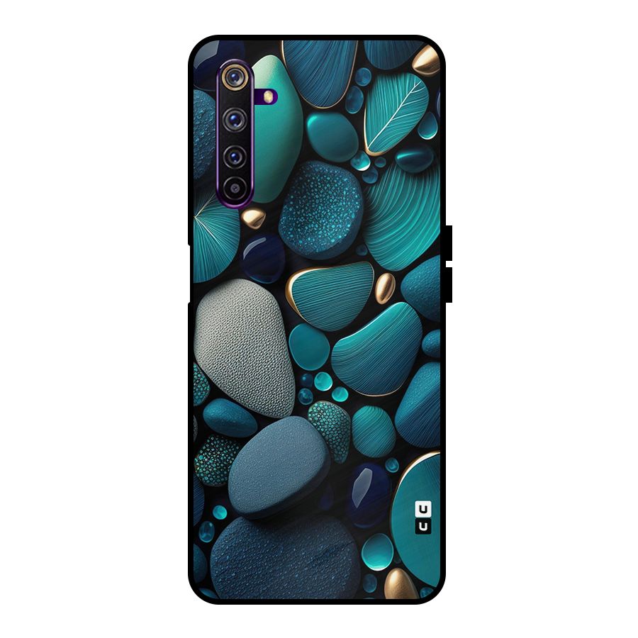 Beautiful Pebble Stones Metal Back Case for Realme 6 Pro