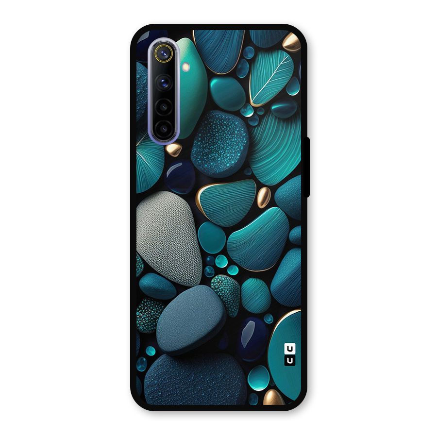Beautiful Pebble Stones Metal Back Case for Realme 6i