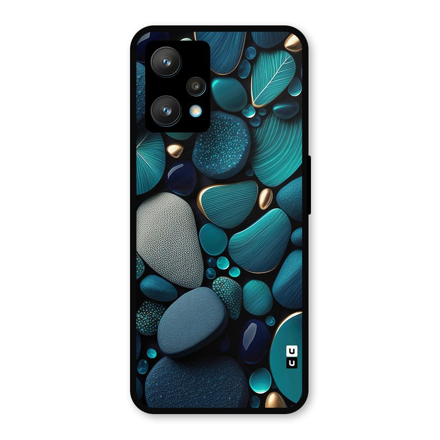 Beautiful Pebble Stones Metal Back Case for Realme 9