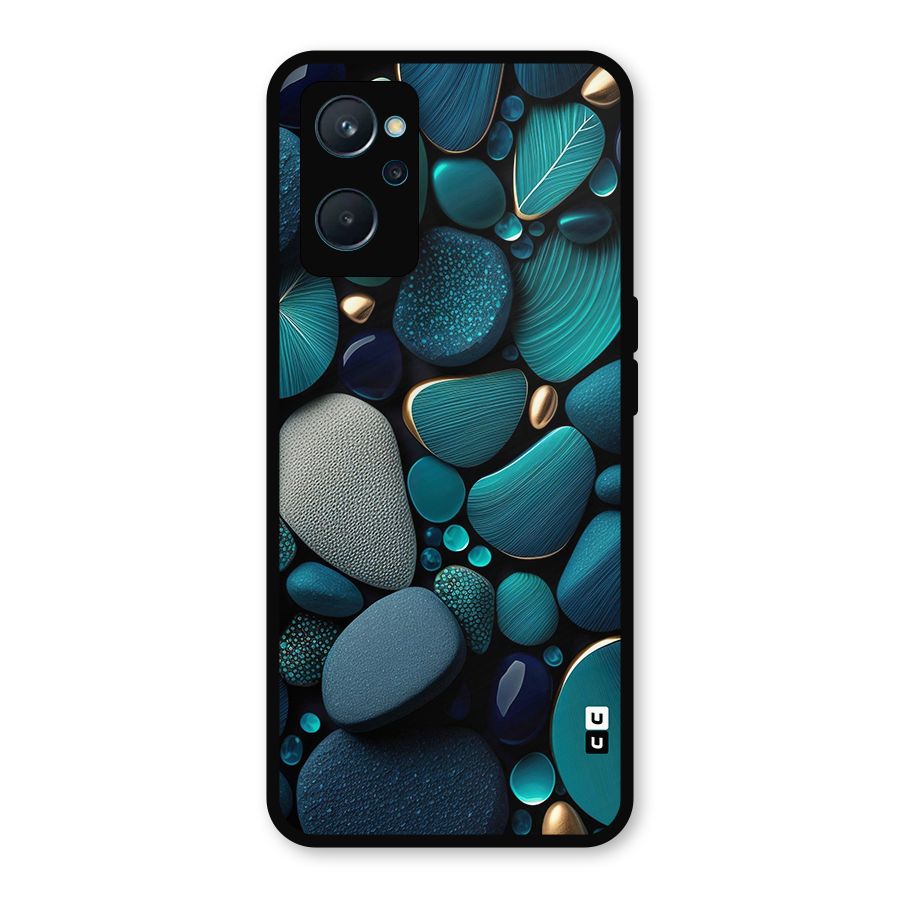 Beautiful Pebble Stones Metal Back Case for Realme 9i
