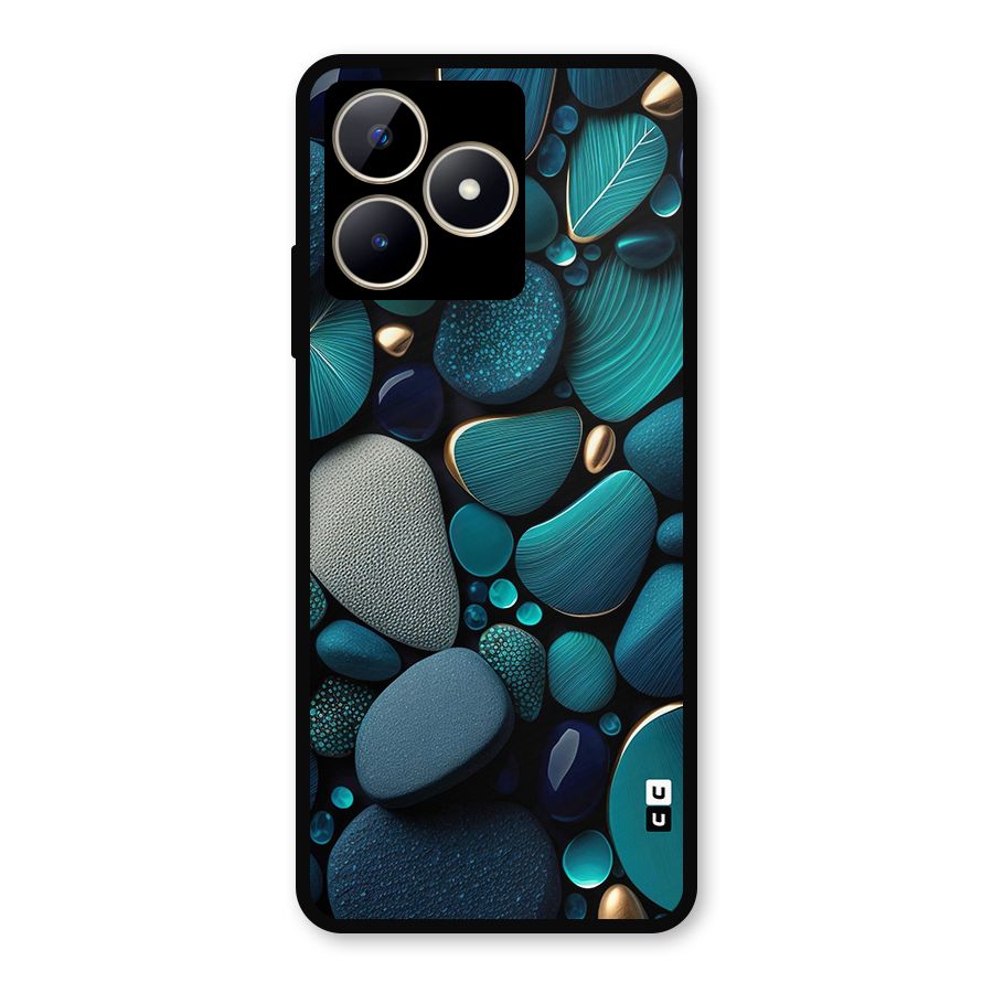 Beautiful Pebble Stones Metal Back Case for Realme C53