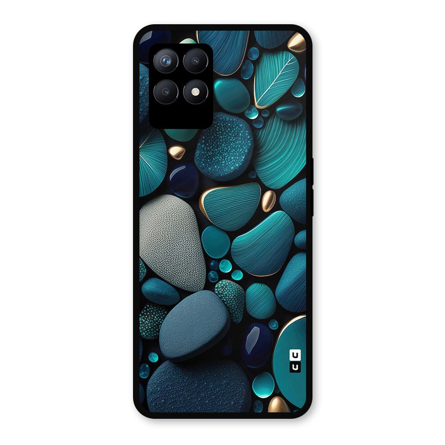 Beautiful Pebble Stones Metal Back Case for Realme Narzo 50