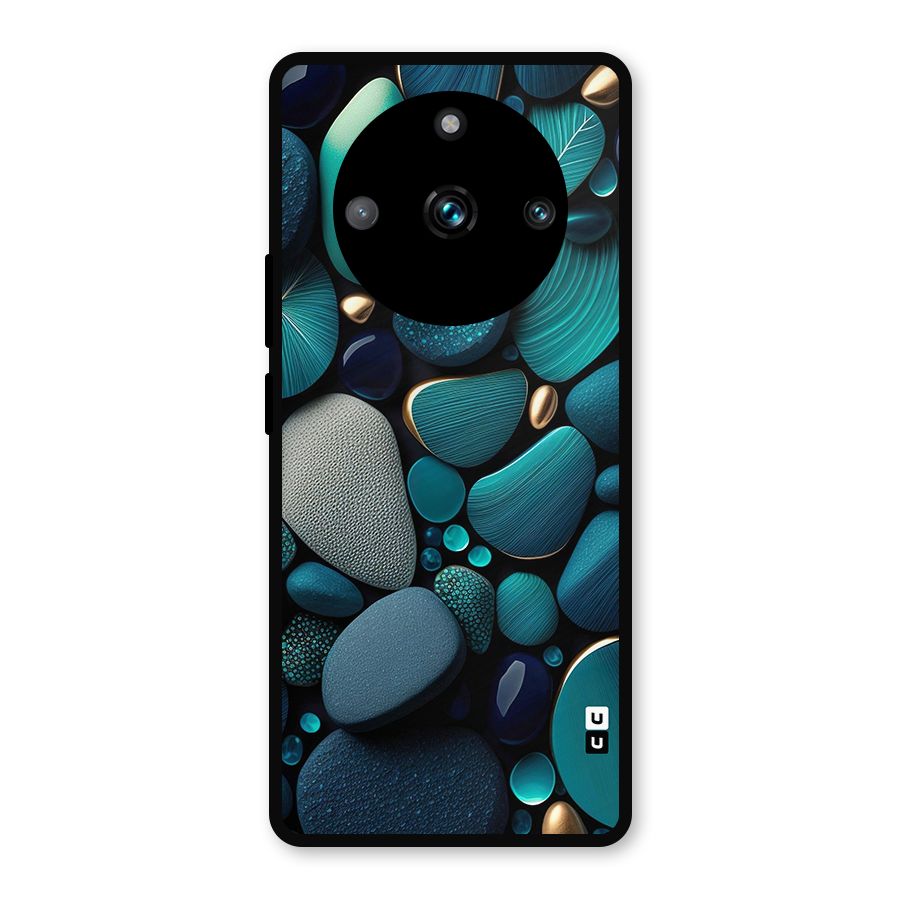 Beautiful Pebble Stones Metal Back Case for Realme Narzo 60 Pro