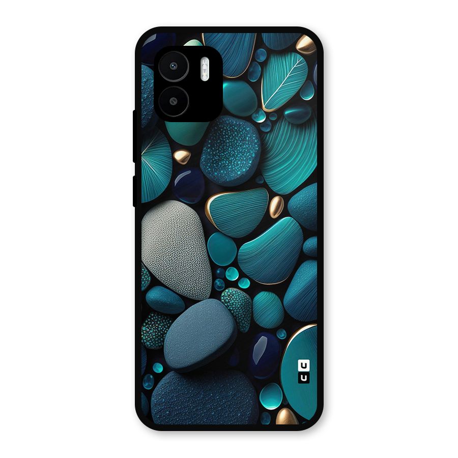 Beautiful Pebble Stones Metal Back Case for Redmi A2