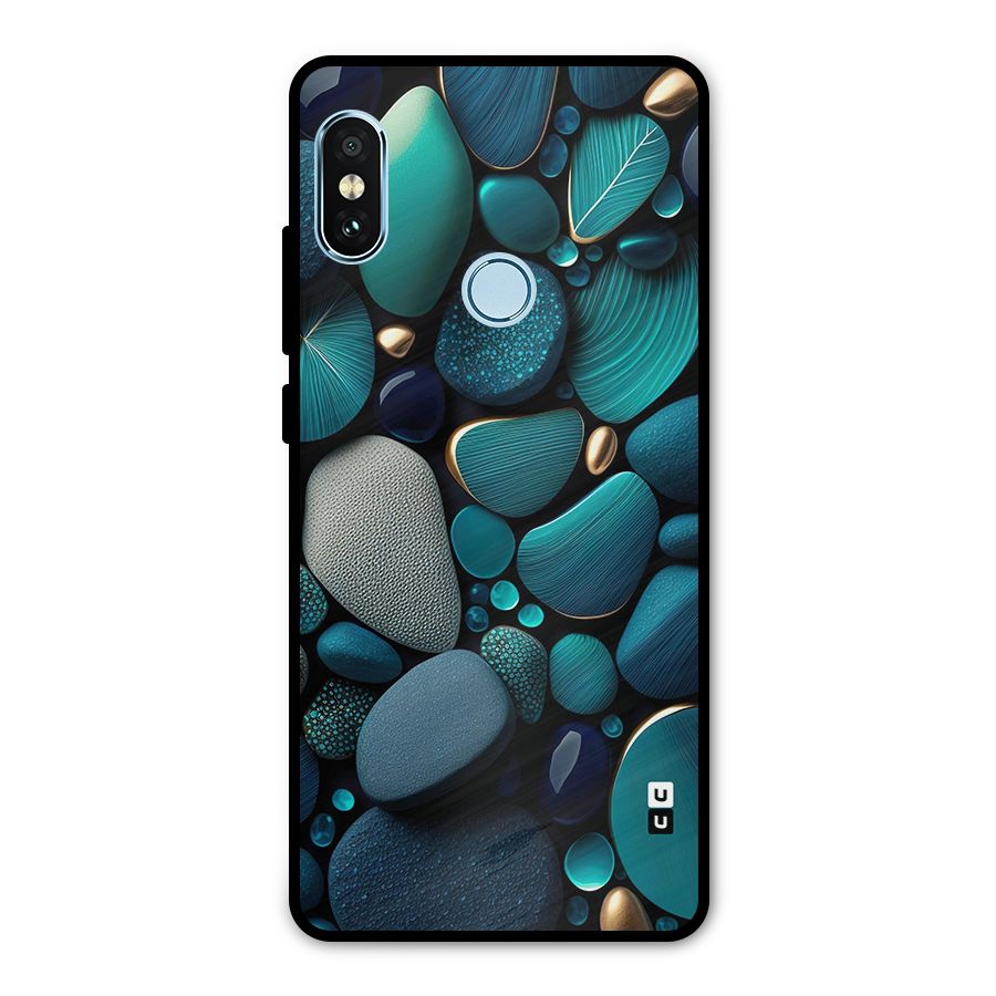 Beautiful Pebble Stones Metal Back Case for Redmi Note 5 Pro