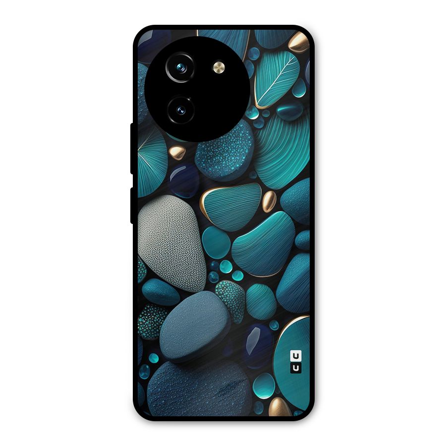 Beautiful Pebble Stones Metal Back Case for Vivo Y200i