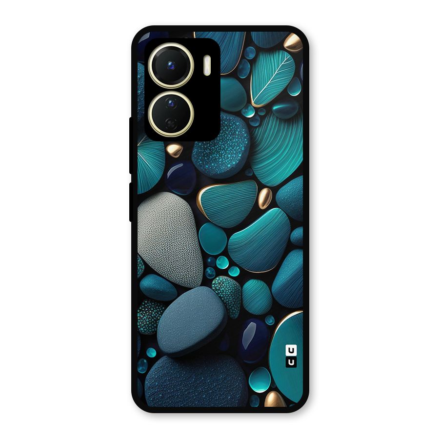 Beautiful Pebble Stones Metal Back Case for Vivo Y56