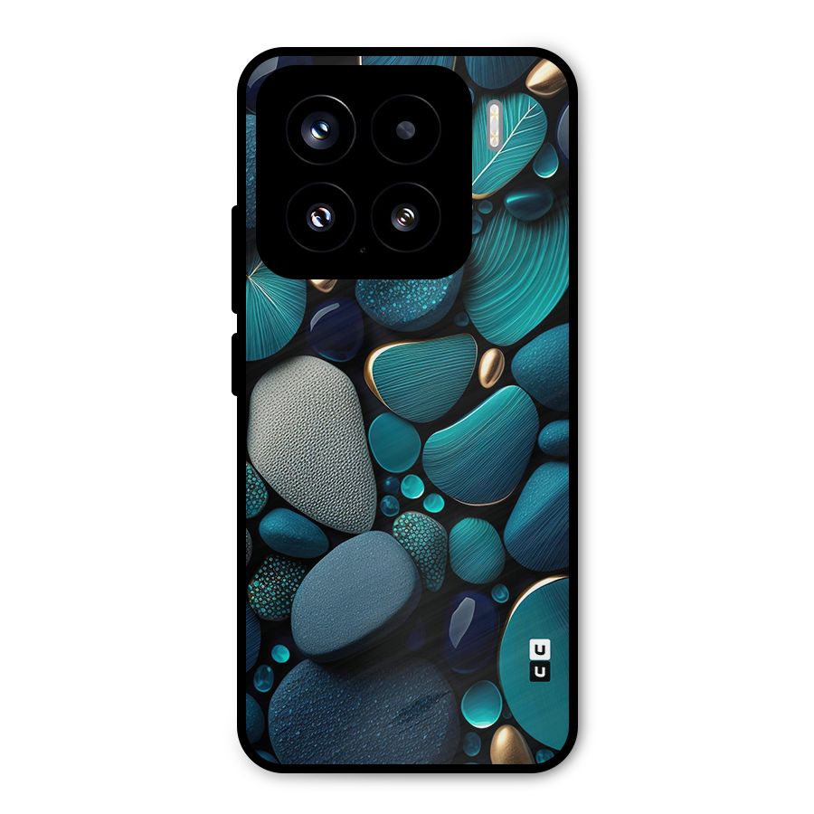 Beautiful Pebble Stones Metal Back Case for Xiaomi 15