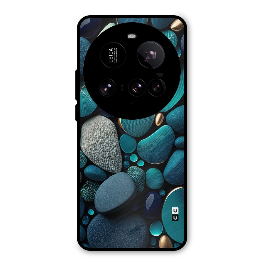 Beautiful Pebble Stones Metal Back Case for Xiaomi 15 Ultra