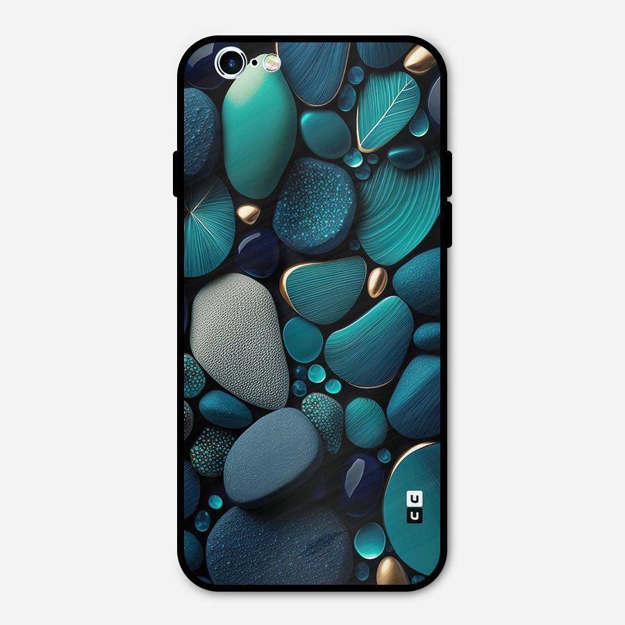 Beautiful Pebble Stones Metal Back Case for iPhone 6 6s