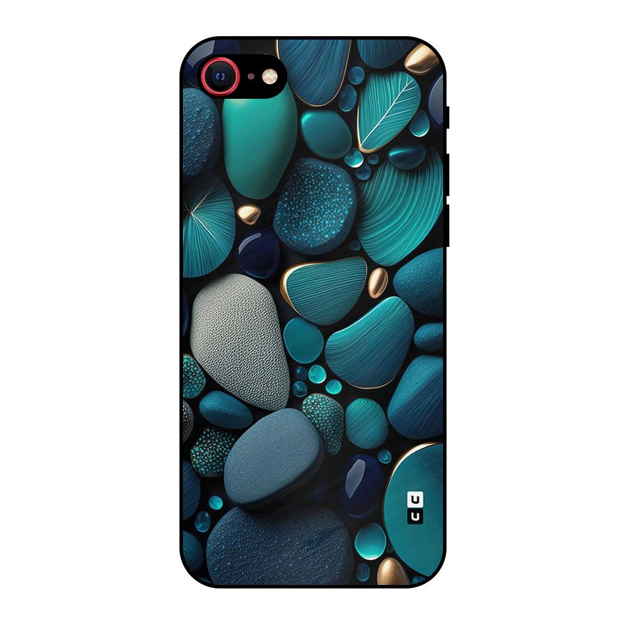 Beautiful Pebble Stones Metal Back Case for iPhone 7